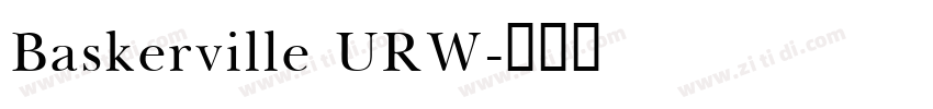 Baskerville URW字体转换